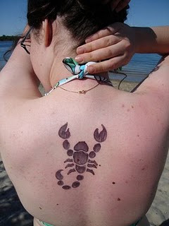 designs scorpion tattoo for girl