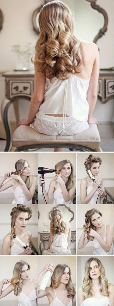 How To Make a Romantic Waves Bridal For Your Hair
