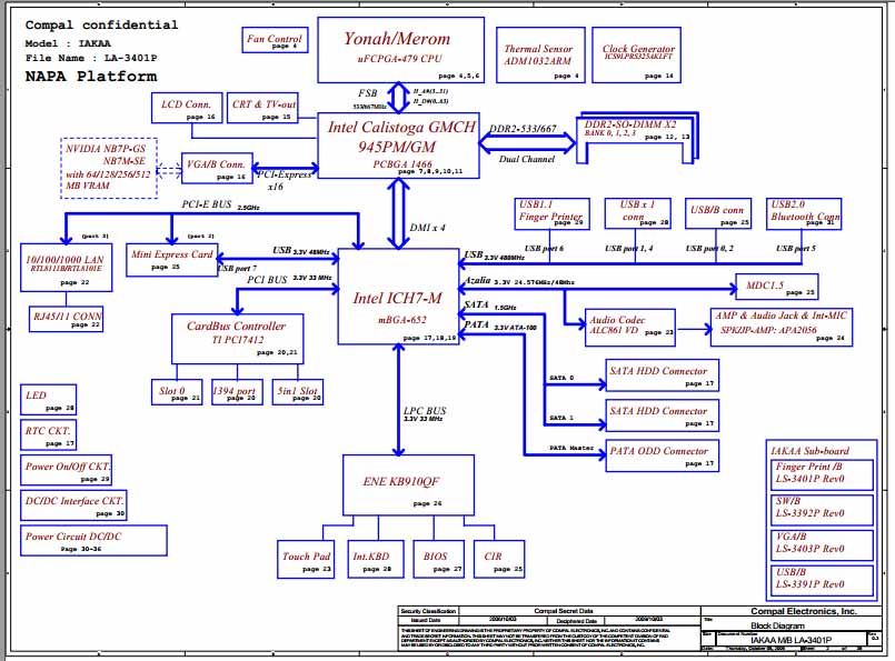 Asus K43u Diagram