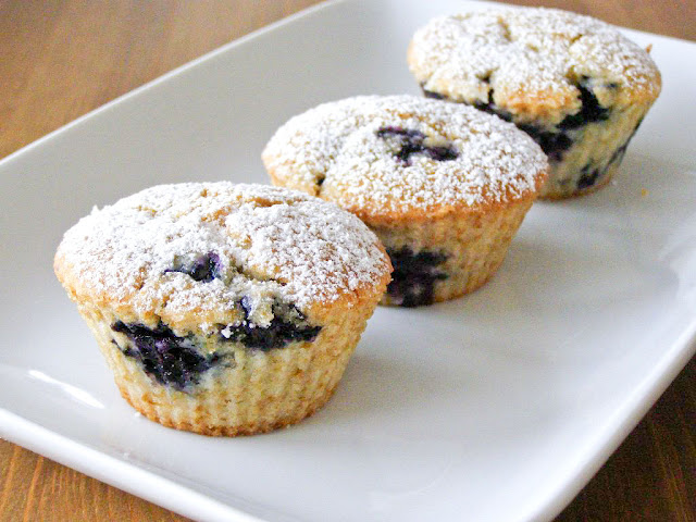 Vegan Berry Almond Muffins