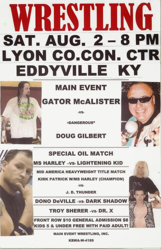 Main Event Wrestling 82 in Eddyville, KY Wrestling News Center