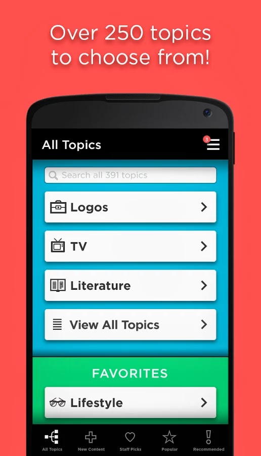 QuizUp Apps do Android