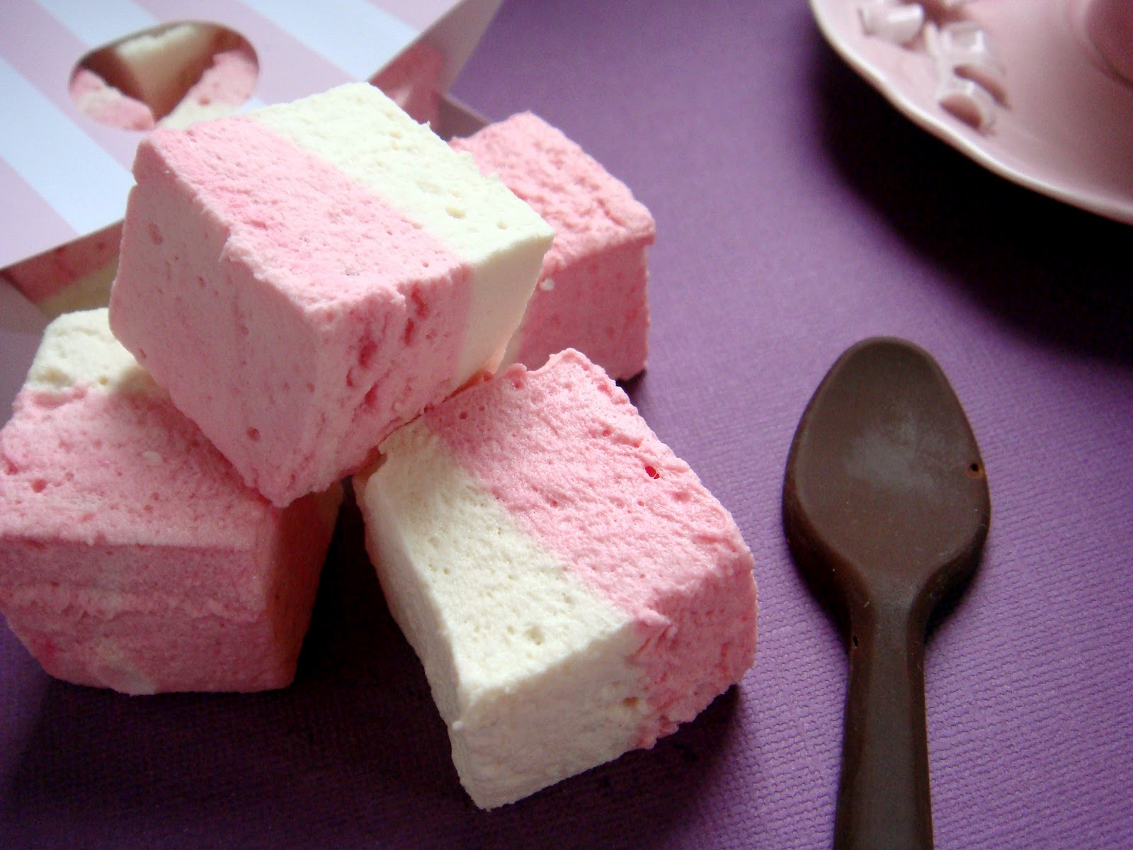 butter hearts sugar Homemade Vanilla Marshmallows