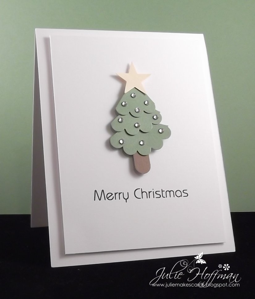 Julie Makes Cards: Merry Christmas Tree