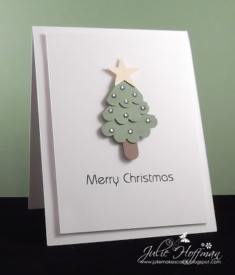 Julie Makes Cards: Merry Christmas Tree