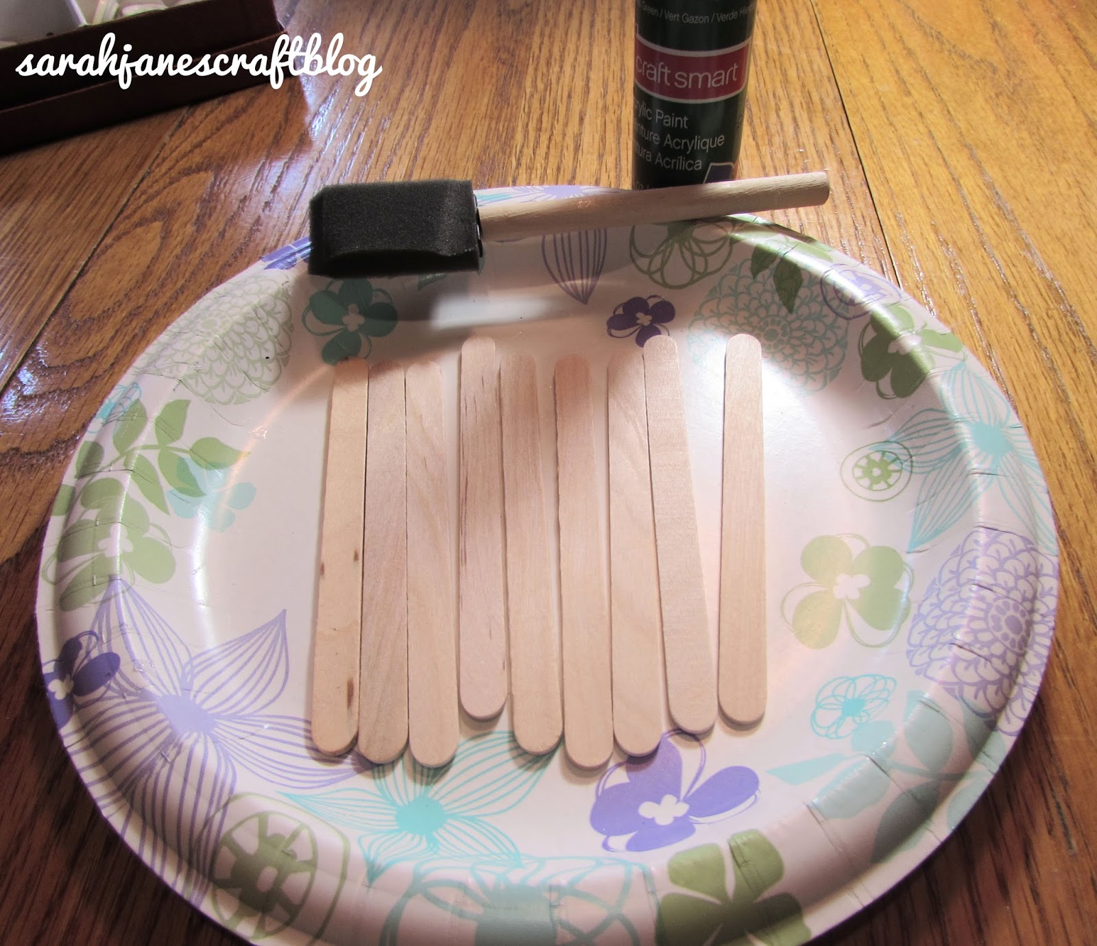 Sarah jane's craft blog: craft stick christmas trees Sarah Jane's Craft Blog: Craft Stick Christmas Trees