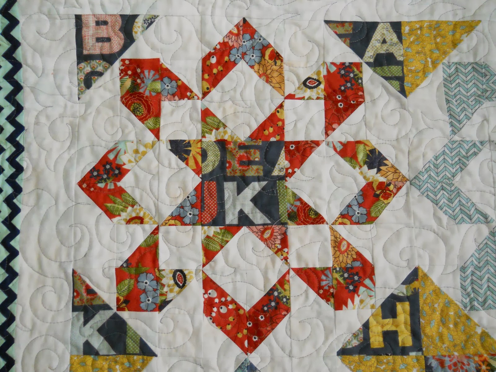 Polka Dot Quilter PB&J Quilt with Fireworks Pattern