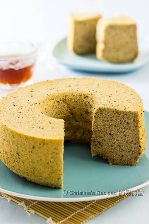 伯爵茶戚風蛋糕 Earl Grey Chiffon Cake03 伯爵茶戚風蛋糕 Earl Grey Chiffon Cake03