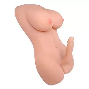 3d Silicone Realistic Big Breast Penis Sex Love Doll Torso Men Women