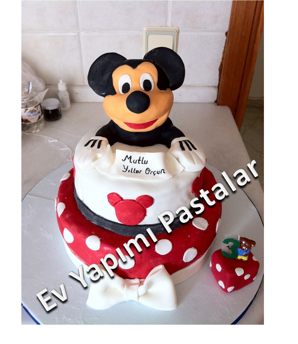 Ev Yapımı Pastalar Mickey Mouse