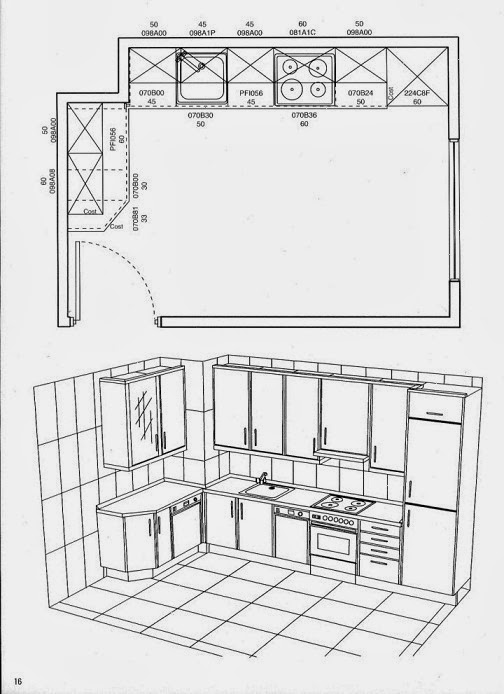 Diseño de Cocinas: Planos de Cocinas, Imágenes de Cocinas y Decoracion