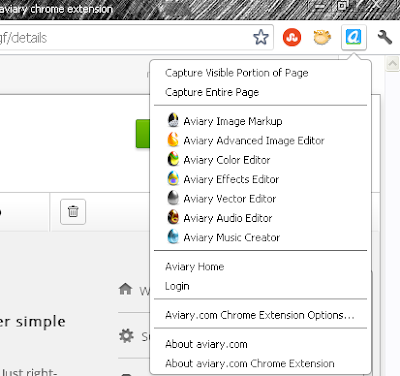 Aviary Chrome Extension Options