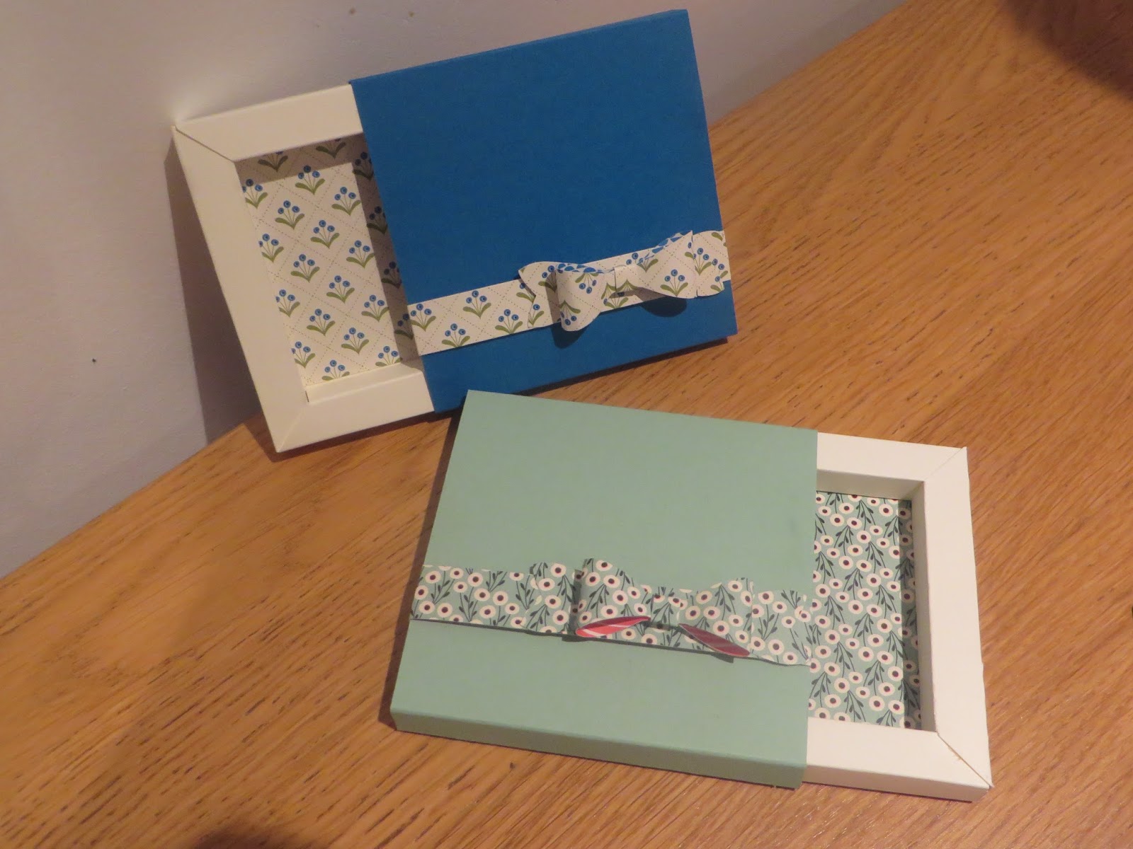 CraftyCarolineCreates Shadow Box Gift Box Video Tutorial, Handmade