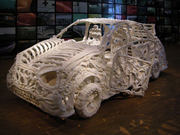 Bone Art Car by Jitish Kalla
