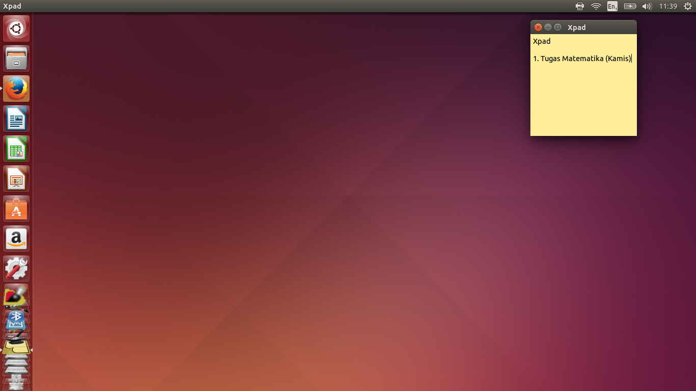 Blog Nindya Kaloka Xpad = Sticky Notes di Ubuntu