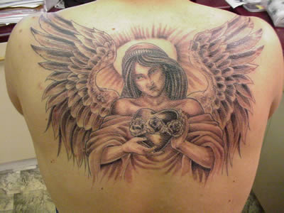 small guardian angel tattoos for women. Angel Tattoo Designs For Women