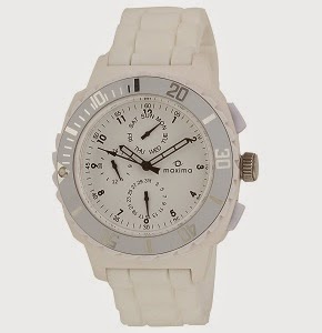 Maxima Chrono Analog White Dial Men’s Watch worth Rs.1695 for Rs.985 Only @ Amazon