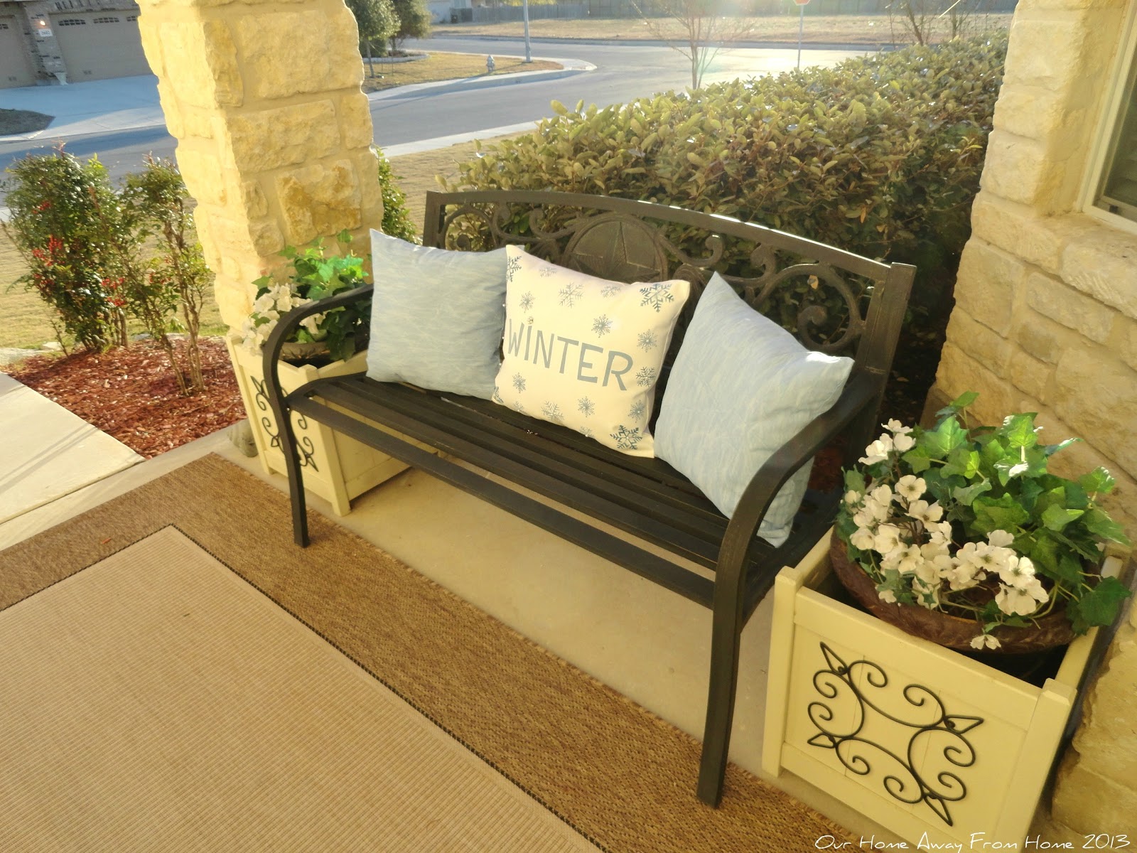 Our Home Away From Home WINTER PORCH