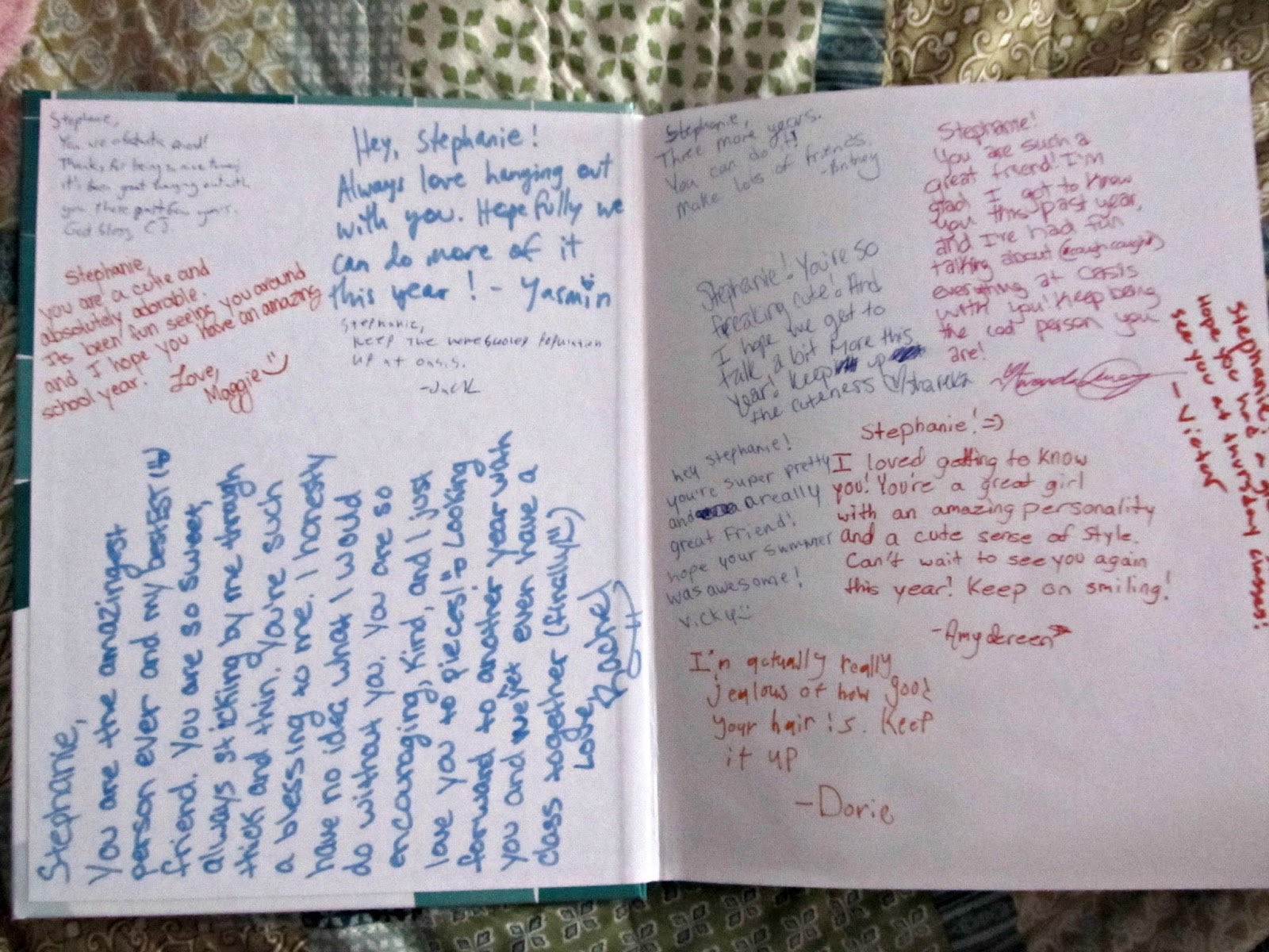 Simple Endeavours Yearbook signing party!