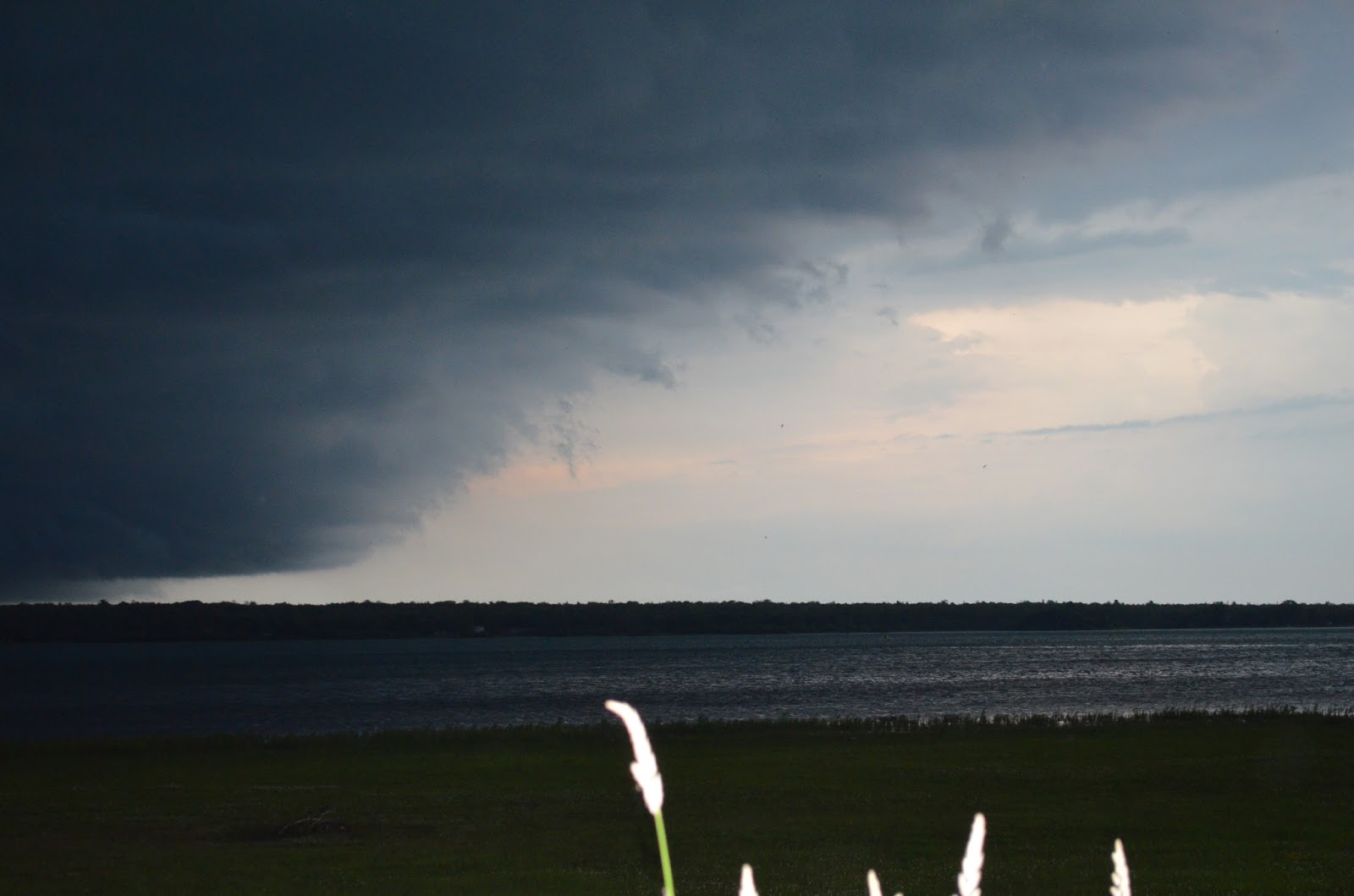 Sault Boat Watching Severe Weather Hits the St. Marys River