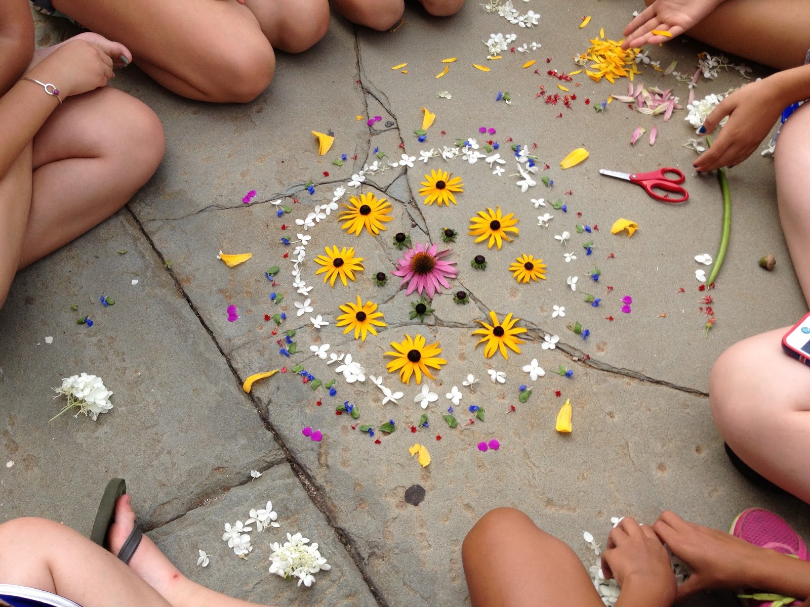 River City Art * Collinsville: Kids Nature Mandalas