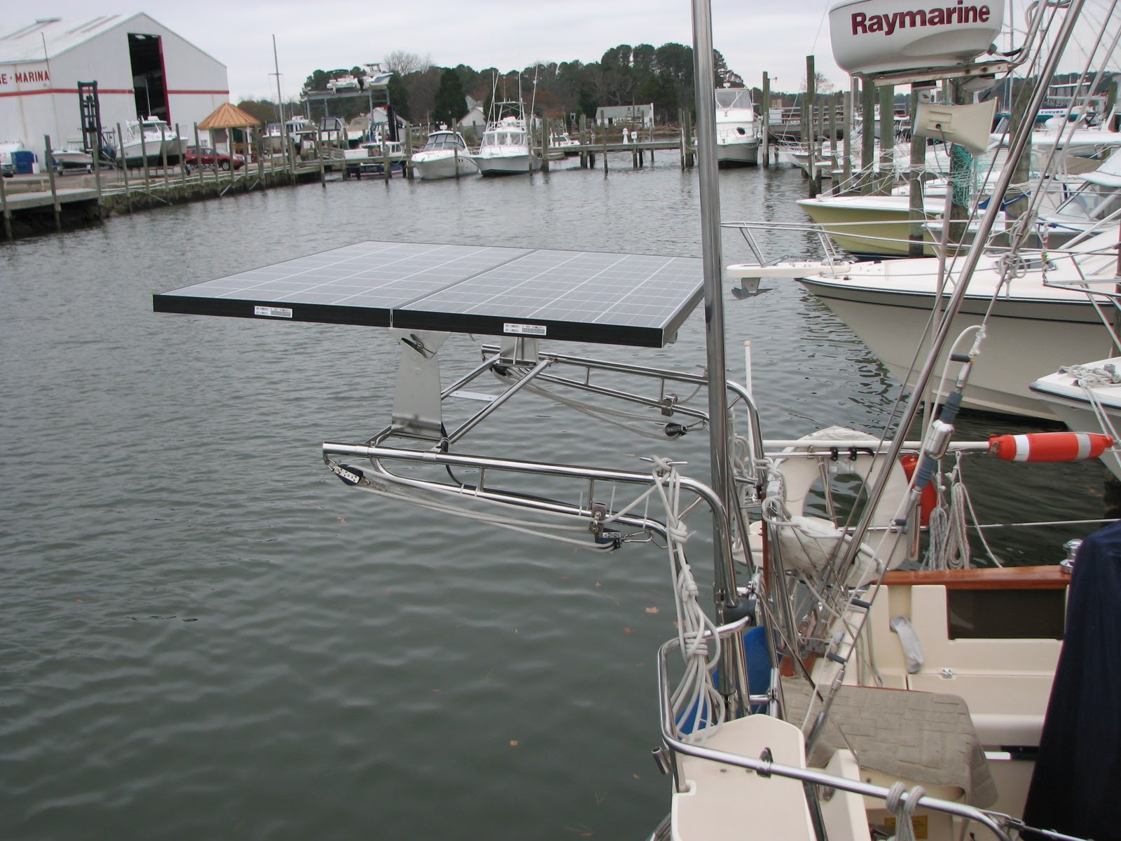 S/V TIDES INN Sailing Adventures Solar Panel Installation