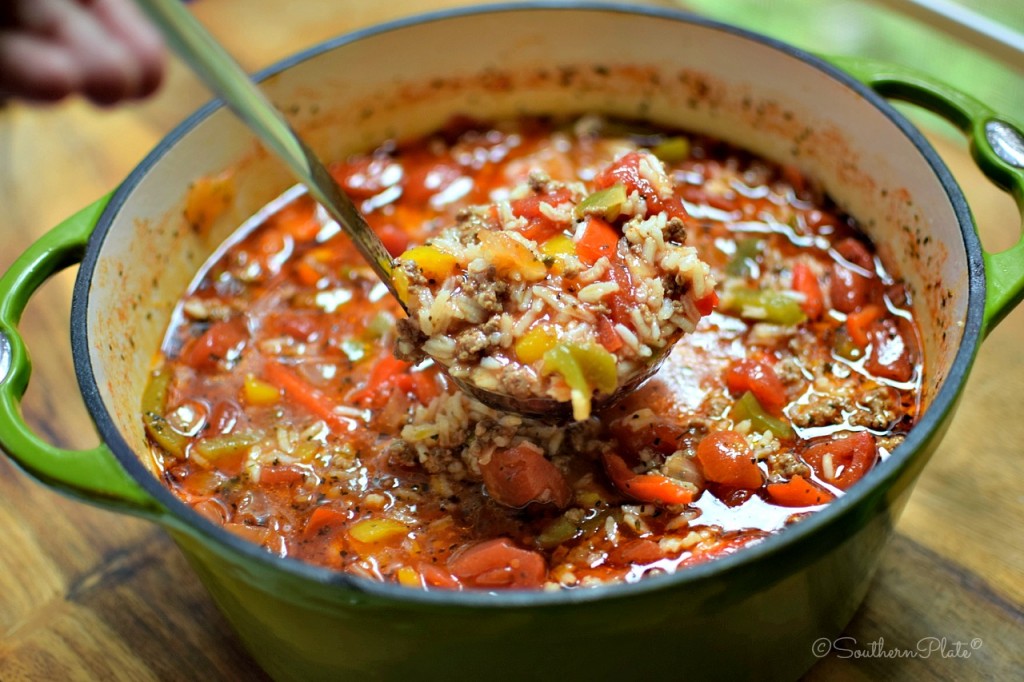 Canning Granny Soup of the Day... UnStuffed Pepper Soup