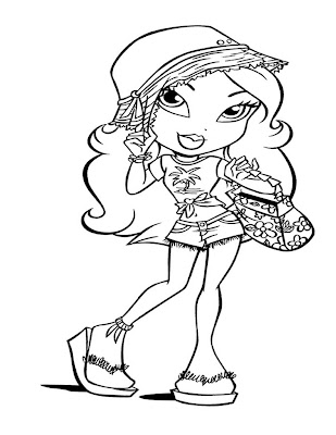 Bratz Coloring Pages on Bratz Coloring Pages For Your Little Girls