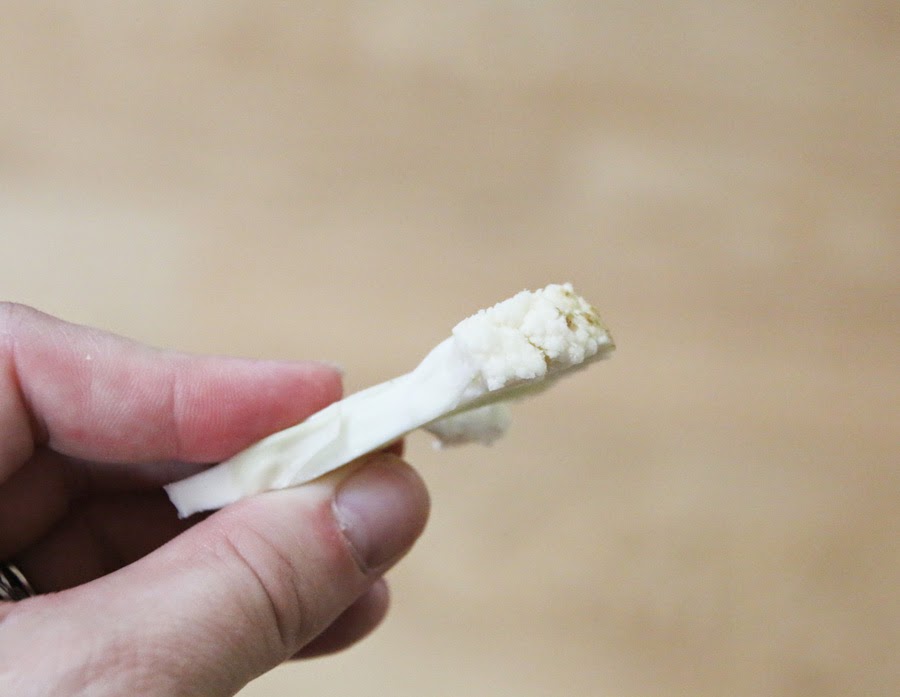 Baked Cheesy Buffalo Cauliflower Chips PractiGanic Vegetarian
