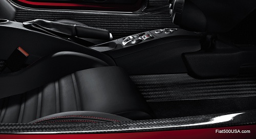 Alfa Romeo 4C carbon fiber interior