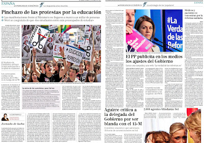 Los estudiantes no acuden a las algaradas que les organiza Rubalcaba