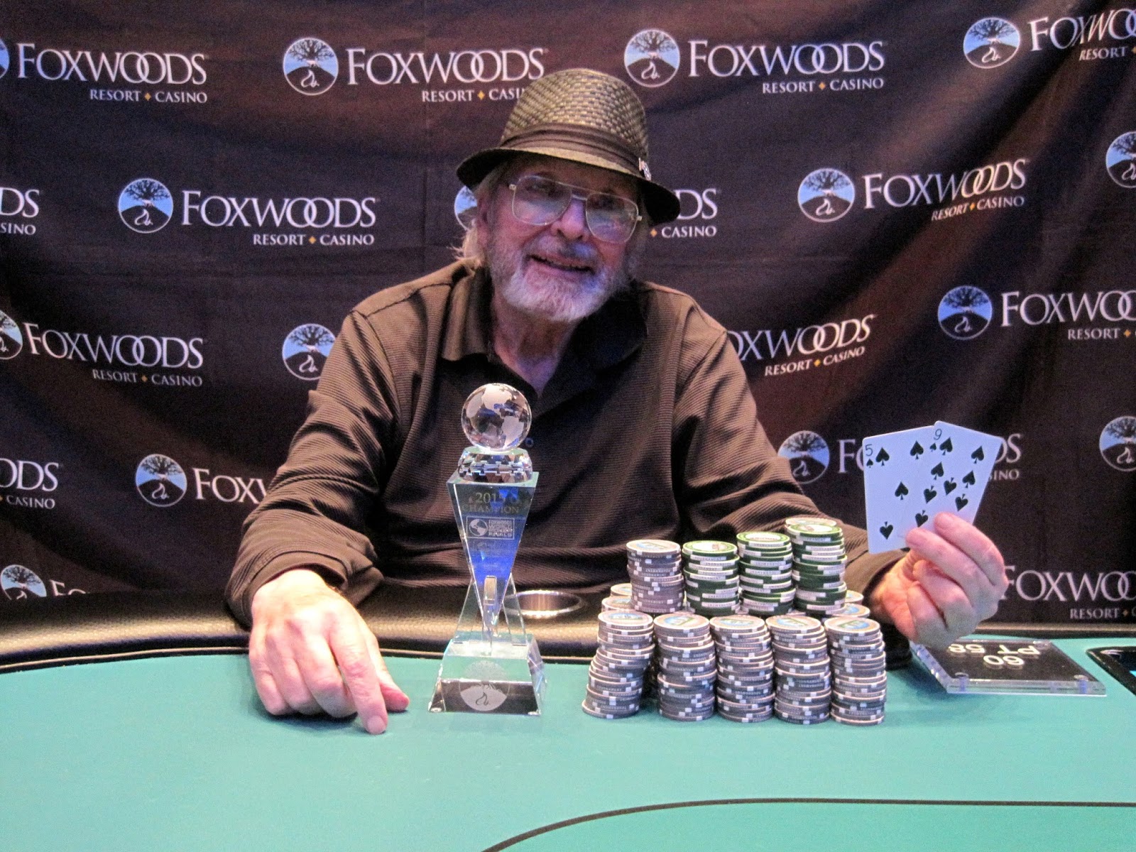Foxwoods Poker Robert Courtney Winner of Event 14 (400 NLH Seniors)