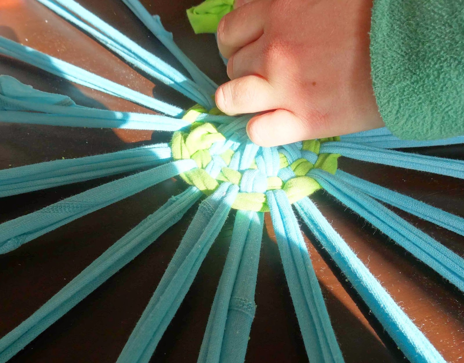 Plum Jam hula hoop rug