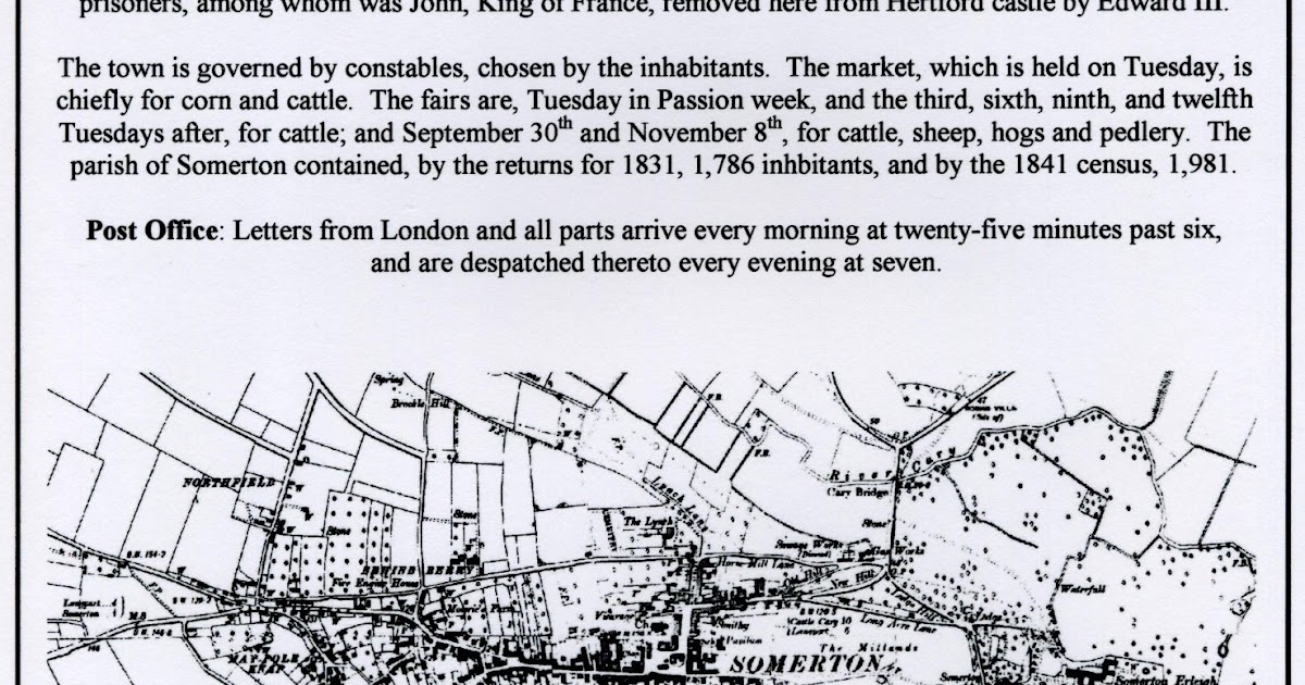 Somerset Postal History Somerton