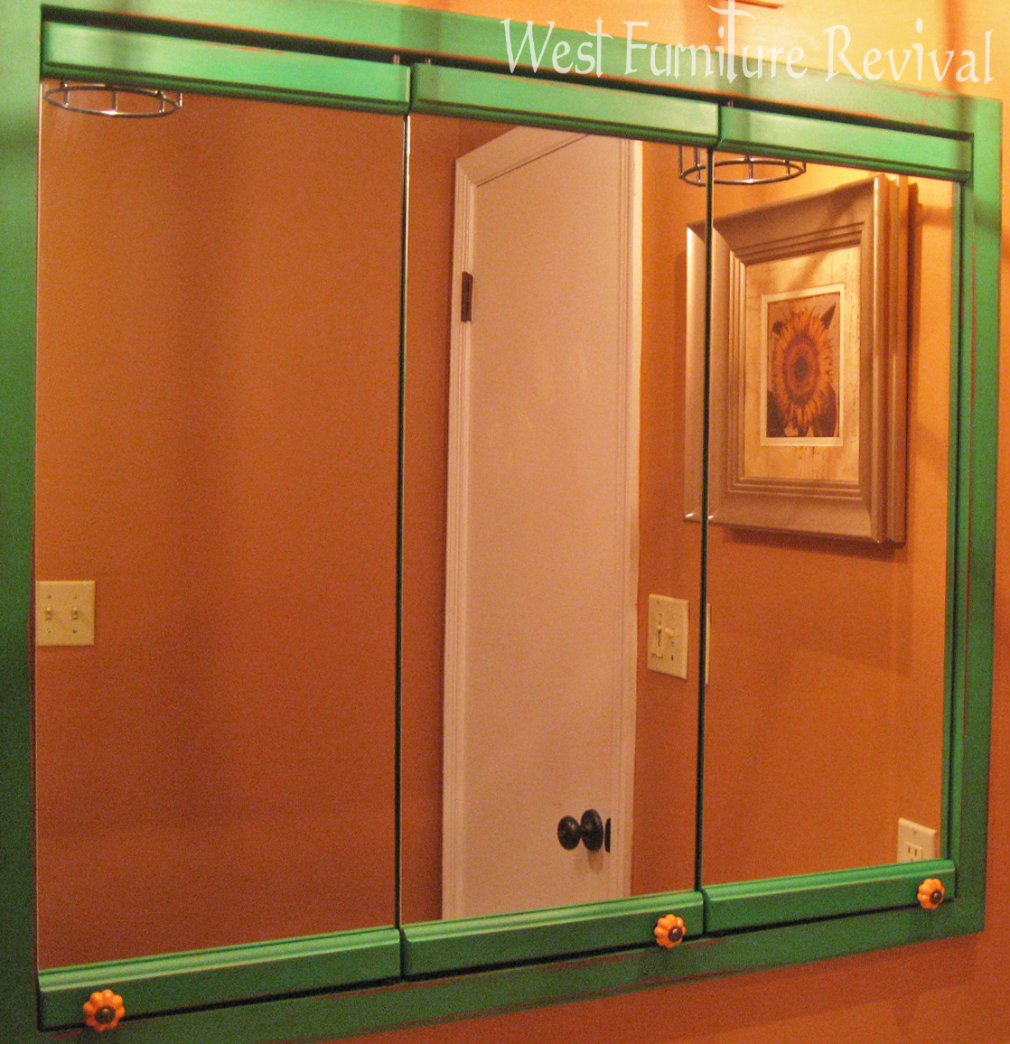 West Furniture Revival OLE' TIME 3 MIRROR MEDICINE REDO