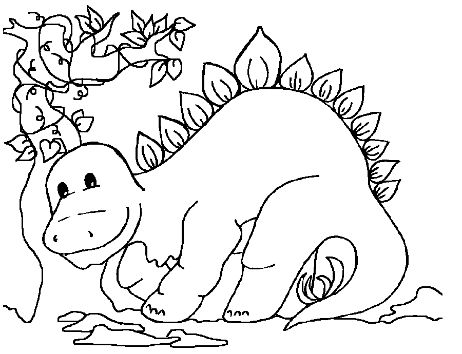 Drawing and Coloring Pictures Of Dinosaurs