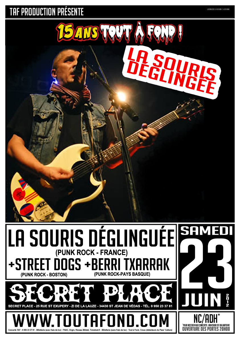 LA SOURIS DEGLINGUEE + STREET DOGS @SECRET PLACE 06-23la+souris+deglingue+WEB