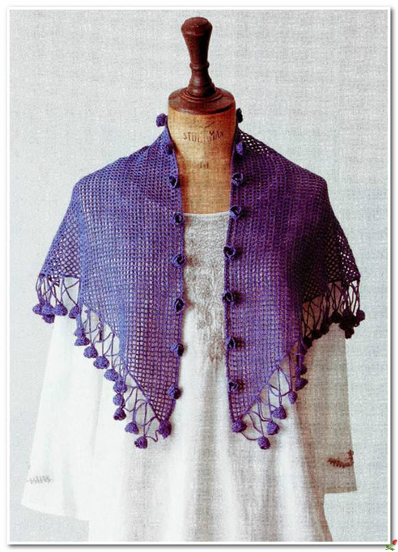 small fur shawl