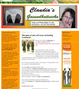 Blogempfehlung aus Nähe - Claudias Gesundheitsecke