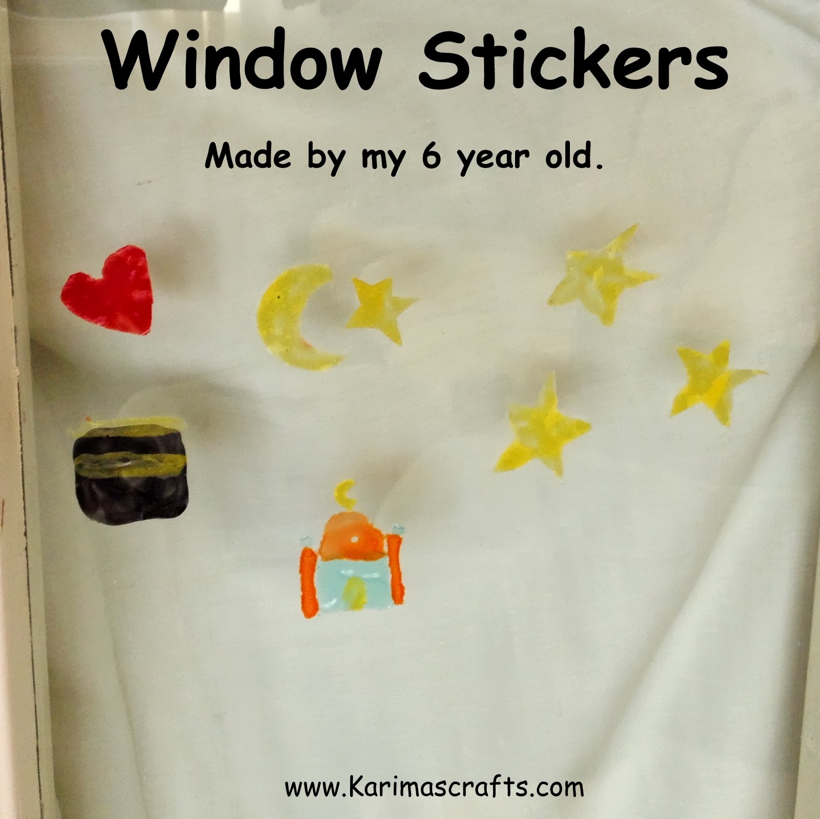window stickers DIY tutorial islam muslim Ramadan Crafts