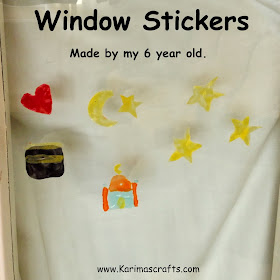 window stickers DIY tutorial islam muslim Ramadan Crafts