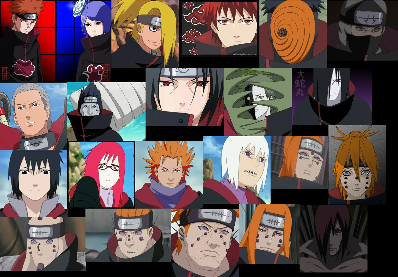 Naruto: Ranqueamos todos os membros da Akatsuki