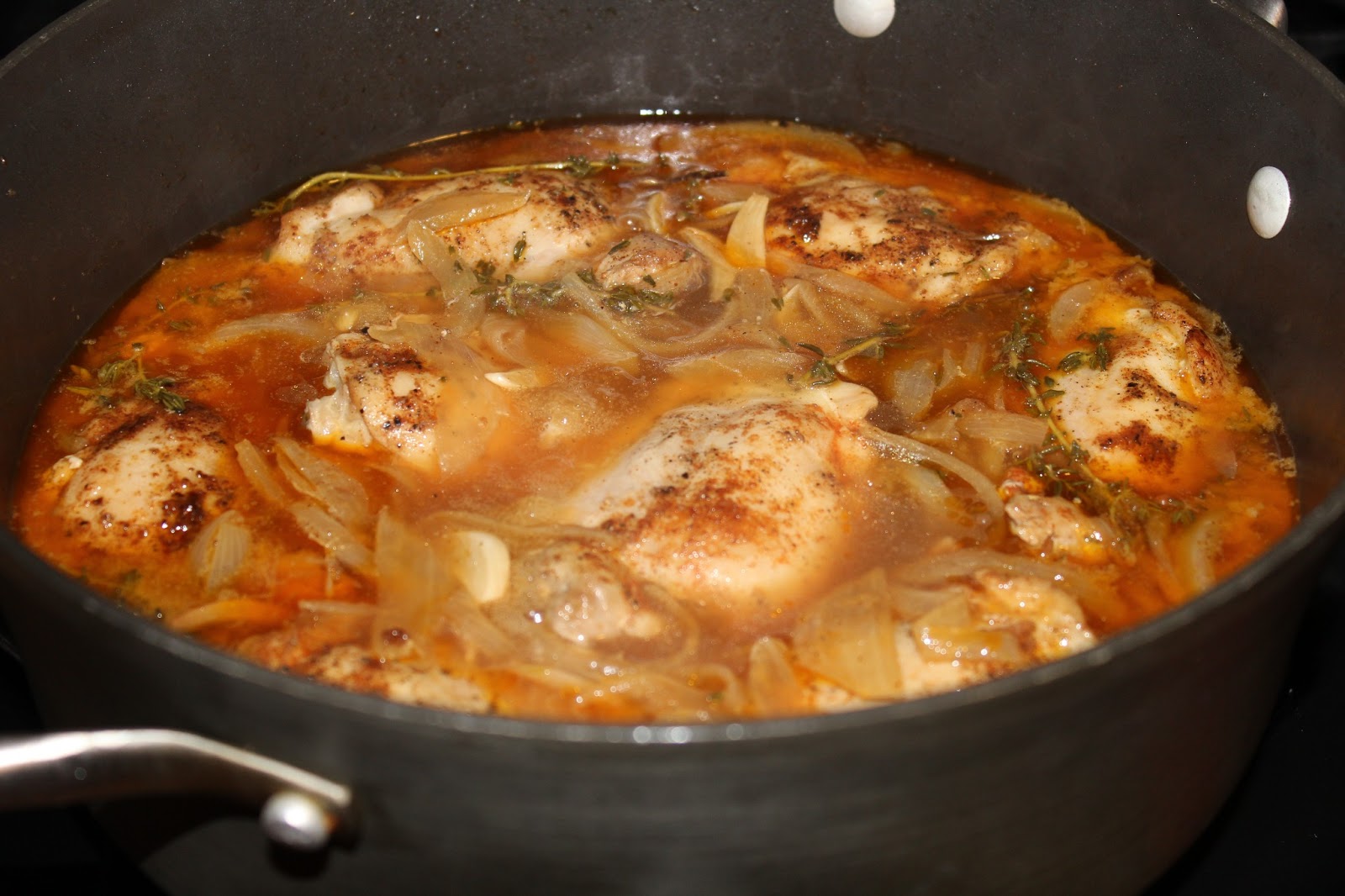 The Garlic Press Google's Braised Chicken and Kale