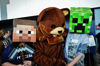 Barry Bear meets Minecraft