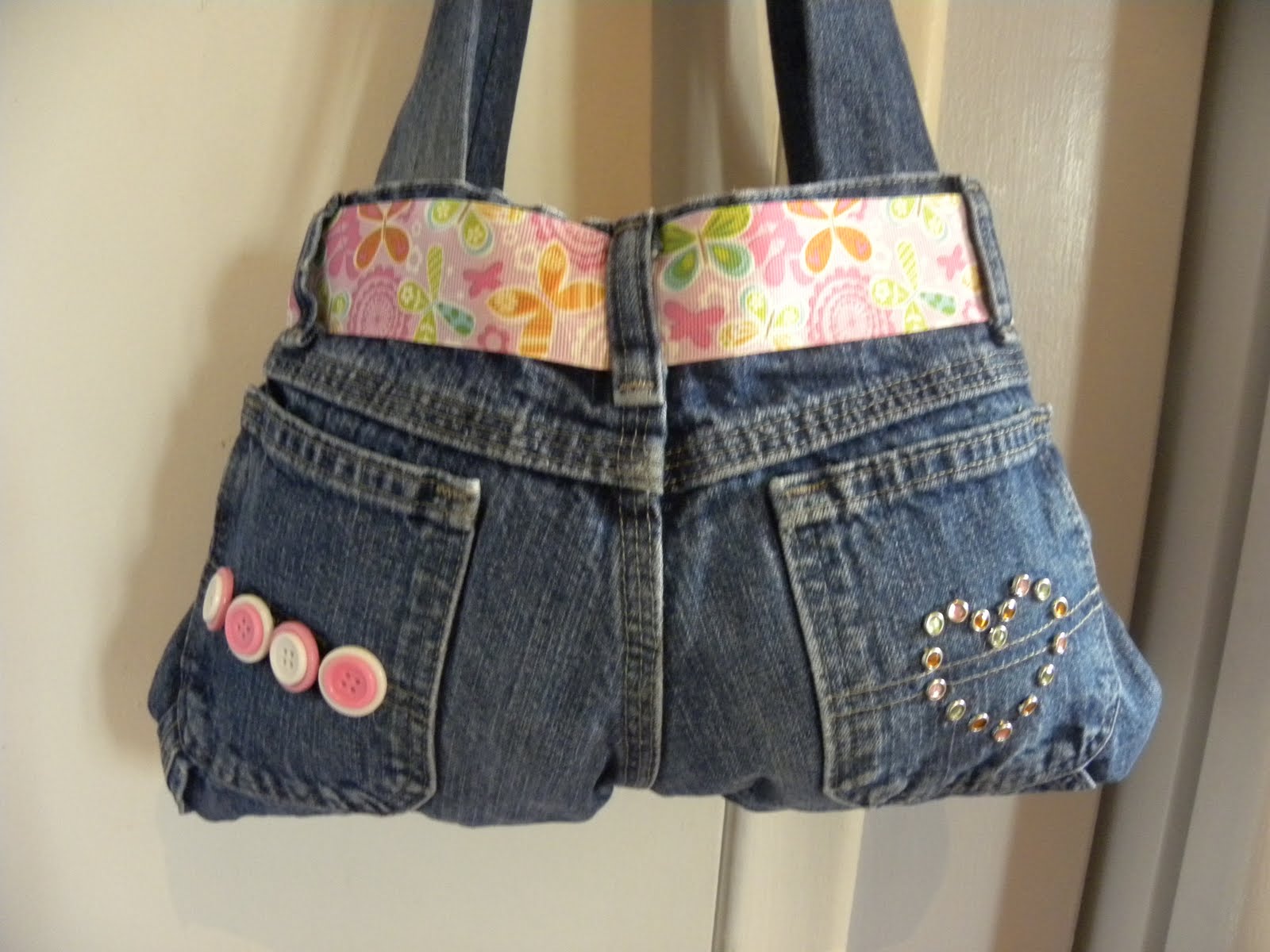 All Things Homemade Blue Jean Purse
