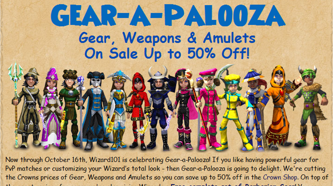 GearAPalooza, Week Three Winner, Discussion of the Day, and Save on