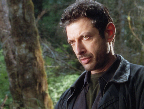 Ian Malcolm (Jeff Goldbum) en El mundo perdido. Jurassic Park - Cine de Escritor Ian Malcolm (Jeff Goldbum) en El mundo perdido. Jurassic Park - Cine de Escritor