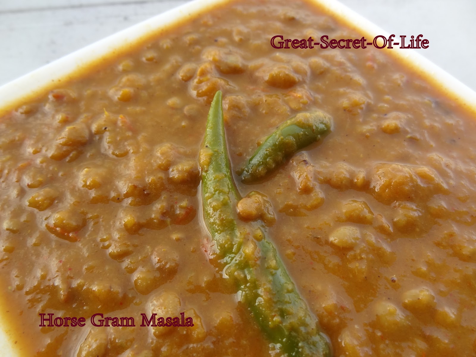 Horse gram masala Greatsecretoflife