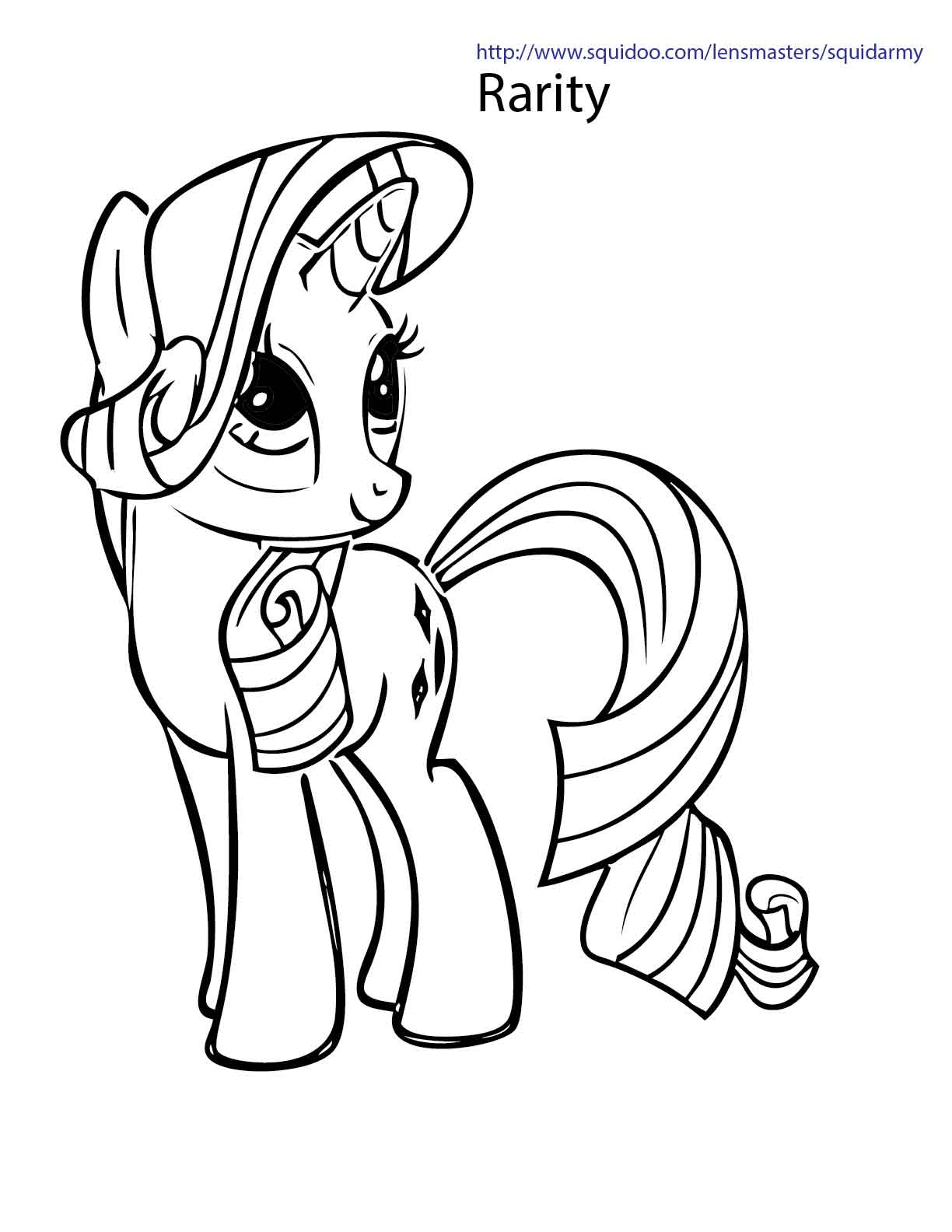 my little pony coloring pages  squid army
