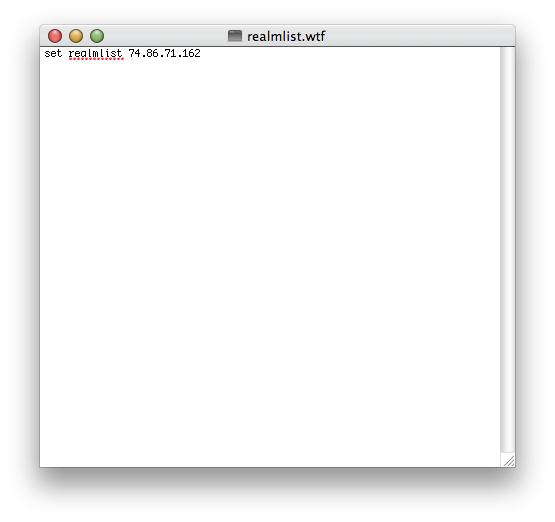 realmlist для wow 3.3.5 a скачать